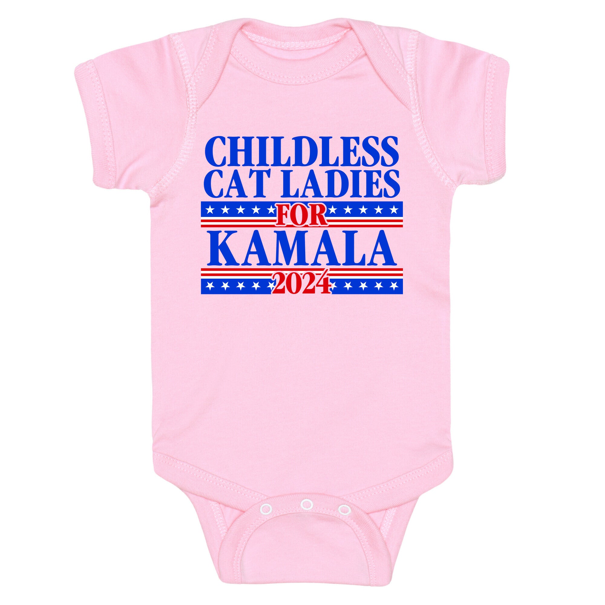 Patriotic Childless Cat Ladies for Kamala Baby One-Piece